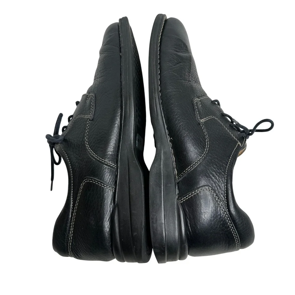Johnston & Murphy Shuler Bicycle Mens Size 8.5 M Black Leather Shoes  20-7222‎